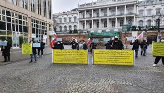 جانب من الوقفة الاحتجاجية