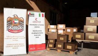 مساعدات إماراتية للمتأثرين بالطقس في إيطاليا