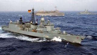 فرقاطة ألمانية في شرق المتوسط - أرشيفية