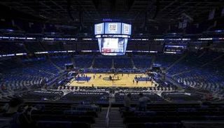 مباراة لدوري السلة الأمريكي في زمن كورونا 