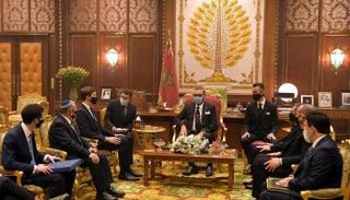 جانب من زيارة الوفد الإسرائيلي الأمريكي إلى المغرب- أرشيفية