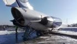 للمرة الثانية في أسبوع.. خروج طائرة إيرانية عن المدرج