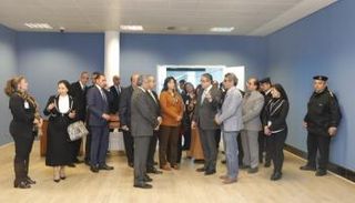 جولة وزيري السياحة والآثار والطيران المدني في مصر بمطار القاهرة