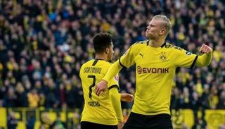 هالاند لم يتوقف عن الاحتفال