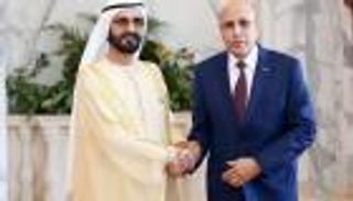 محمد بن راشد والغزواني يبحثان تطوير علاقات البلدين