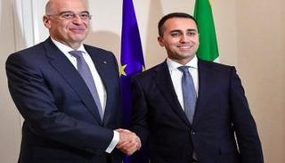 وزيرا الخارجية الإيطالي واليوناني