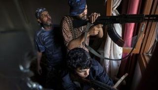 عناصر مليشيا متحالفة مع حكومة السراج - أرشيفية
