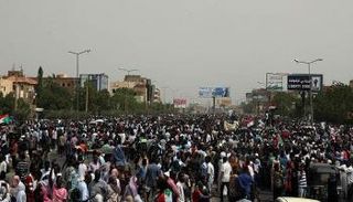 جانب من مظاهرات السودان