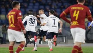 من مباراة روما وبولونيا