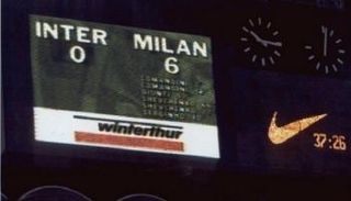 سداسية ميلان أمام الإنتر