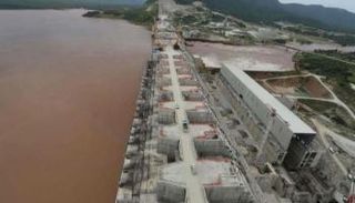 الأعمال الإنشائية لسد النهضة الإثيوبي- أرشيفية