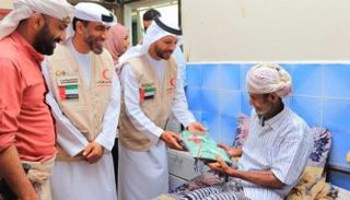 الهلال الأحمر الإماراتي يكثف من حملته الإغاثية في حضرموت - أرشيفية