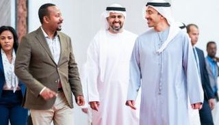 الشيخ عبدالله بن زايد آل نهيان ورئيس الوزراء الإثيوبي