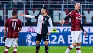 مباراة ميلان ويوفنتوس