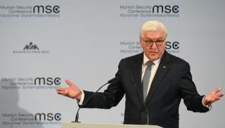 الرئيس الألماني فرانك فالتر شتاينماير خلال مؤتمر ميونيخ