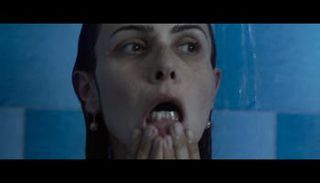 الممثلة بسمة في مشهد من الفيلم