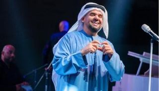 المطرب حسين الجسمي خلال الحفل