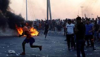 المظاهرات العراقية في بغداد - رويترز