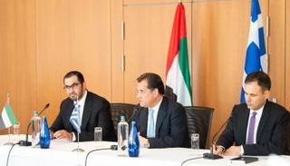 الدكتور سلطان الجابر يلتقي رئيس وزراء اليونان وعددا من المسؤولين