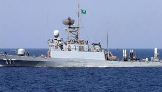 إحدى سفن البحرية السعودية في مياه الخليج - أرشيفية