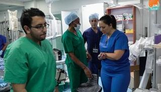 جانب من عمل الوفد الطبي المصري في إثيوبيا