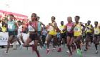 رقم قياسي جديد للإثيوبية أبابيل تحطم في سباق نصف الماراثون برأس الخيمة