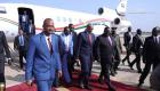 البرهان يصل إلى جوبا لحضور مراسم تنصيب الحكومة الجديدة