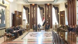 جانب من لقاء وزير الدفاع العراقي والسفير الأمريكي