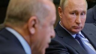 لقاء سابق بين بوتين وأردوغان- أرشيفية