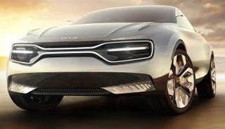 الطراز الكهربائي التجريبي من "كيا" الحامل للشعار الجديد