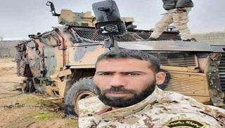 مدرعة تركية دمرها الجيش الليبي