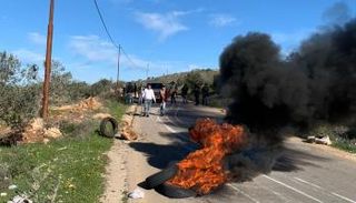 جانب من المواجهات اليوم