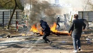 الاشتباكات على الحدود اليونانية التركية - رويترز 