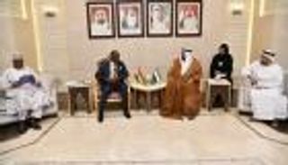 البواردي ووزير دفاع غانا يبحثان تعزيز علاقات البلدين