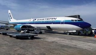 إحدى طائرات شركة إيسترن إيرلاينز الأمريكية التي أفلست في 1991