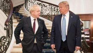 الرئيس الأمريكي ورئيس الوزراء البريطاني