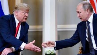 الرئيس الروسي فلاديمير بوتين ونظيره الأمريكي دونالد ترامب