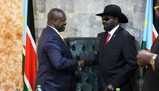 رئيس جنوب السودان وزعيم المعارضة يتفقان على تشكيل حكومة وحدة