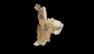 ترميم رقمي لوجه فهد على تابوت فرعوني  