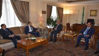 أبو الغيط خلال استقباله وزير خارجية تونس نور الدين الري 