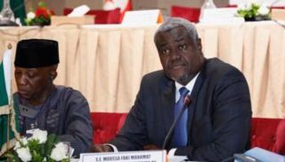 رئيس مفوضية الاتحاد الأفريقي موسى فكي