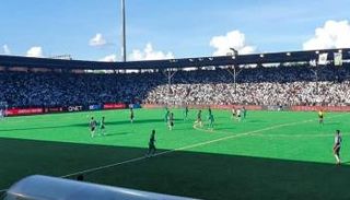 من مباراة مازيمبي والرجاء