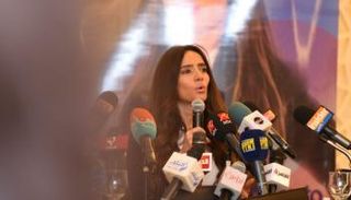 زينة خلال ندوة تكريمها بالأقصر السينمائي