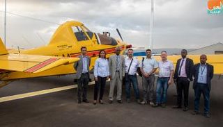 "فاو" توفر طائرة لمكافحة الجراد في إثيوبيا 