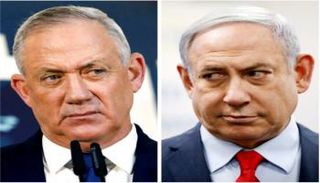 بنيامين نتنياهو وبيني جانتس