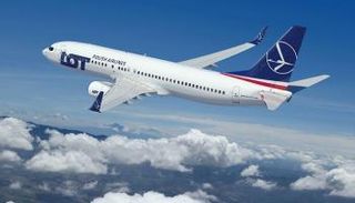 إحدى طائرات الخطوط الجوية البولندية 