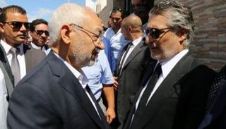 لقاء سابق يجمع نبيل القروي وراشد الغنوشي - أرشيفية
