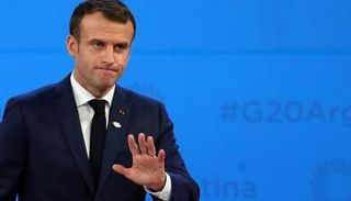 الرئيس الفرنسي إيمانويل ماكرون