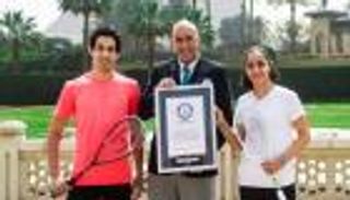 زوجا الاسكواش المصري يدخلان موسوعة جينيس