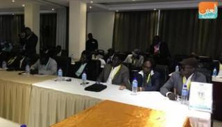 جانب من مفاوضات فرقاء السودان بالعاصمة جوبا - أرشيفية